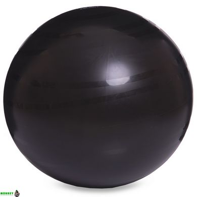 М'яч для фітнесу фітбол сатин Zelart FI-8225 75см чорний
