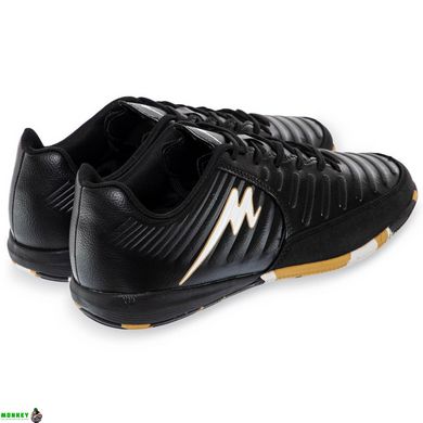 Взуття для футзалу чоловіча Merooj 220332-4 розмір 40-45 чорний-золотий