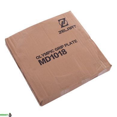 Диски для штанги обгумовані Zelart TA-2673-20 51мм 20кг чорний