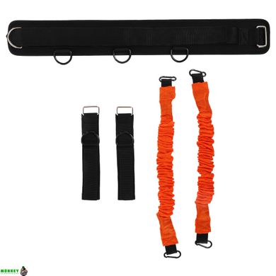 Тренировочная система для прыжков Zelart VERTRCAL JUMP TRAINER FI-6554 черный-оранжевый