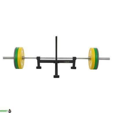 Стійка для штанг Zelart TA-9596 розмір 85x46x78см чорний