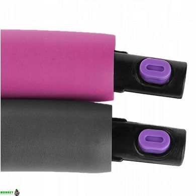 Обруч масажний Hula Hoop SportVida 90 см SV-HK0215 Grey/Pink