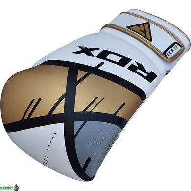 Рукавички боксерські RDX Rex Leather Gold 8 ун.