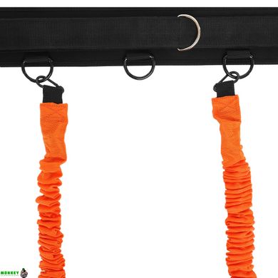 Тренировочная система для прыжков Zelart VERTRCAL JUMP TRAINER FI-6554 черный-оранжевый