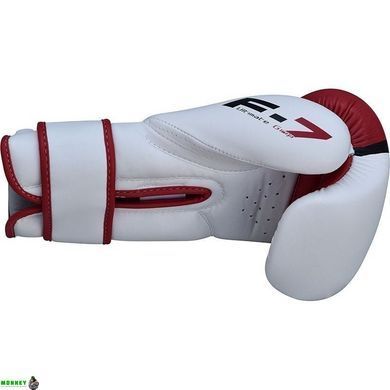 Боксерские перчатки RDX F7 Ego Red 10 унций (капа в комплекте)