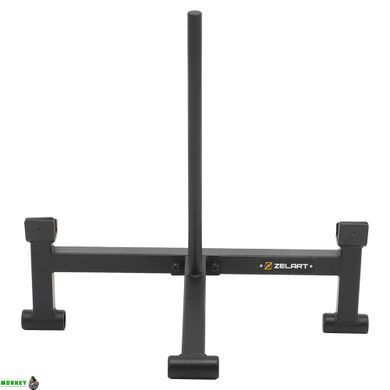 Стійка для штанг Zelart TA-9596 розмір 85x46x78см чорний