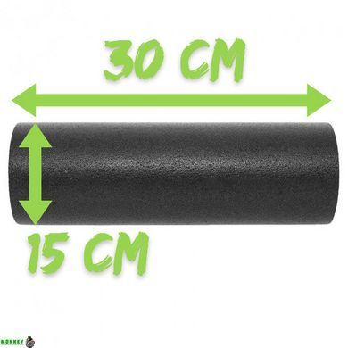 Набір для масажу та йоги PowerPlay PP_4095 EPP (Ролик 45*15 + 2-ва мячі) Green + резика 5.5 кг.