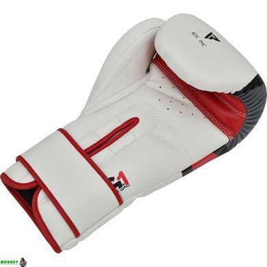 Боксерские перчатки RDX F7 Ego Red 10 унций (капа в комплекте)