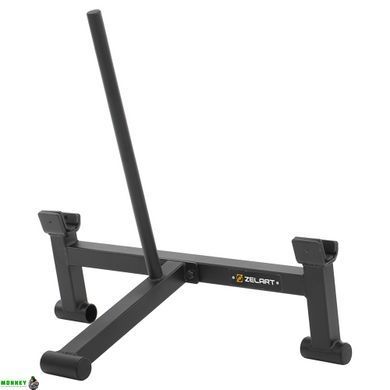 Стійка для штанг Zelart TA-9596 розмір 85x46x78см чорний