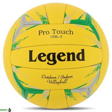 Мяч волейбольный LEGEND LG9490 (PU, №5, 3 слоя, сшит вручную)