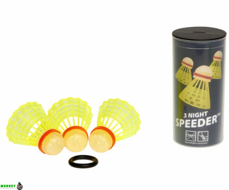 Набір воланів для швидкісного бадмінтону Speedminton Tube Nightpack Set