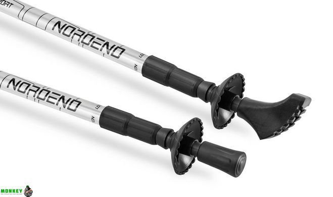 Трекинговые палки Hop-Sport Nordend серебристые