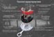 Капа OPRO Platinum UFC Hologram Fangz-Black Metal/Red (art.002261002)