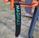 Пояс для тяжелой атлетики MadMax MFB-301 Suede Single Prong кожаный Black/Green L