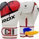 Боксерские перчатки RDX F7 Ego Red 10 унций (капа в комплекте)
