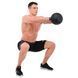 Гіря-дзвін чавунна пофарбована BALL BELL LiveUp LP8047-35LB вага 16кг чорний