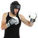 Рукавички боксерські шкіряні VNM CONTENDER 2.0 VL-8202 Сірий-блакитний 14 унцій
