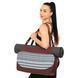 Сумка для фітнесу та йоги KINDFOLK Yoga bag SP-Sport FI-8366-3 сірий-синій