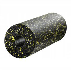 Масажний ролик (валик, роллер) гладкий 4FIZJO EPP PRO+ 45 x 14.5 см 4FJ0089 Black/Yellow
