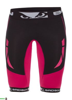 Компресійні жіночі шорти Bad Boy Compression Shorts Black/Pink XS