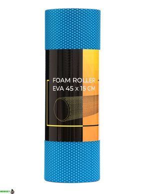 Масажний ролик Cornix EVA+ 45 x 15 см (валик, роллер) XR-0306 Blue