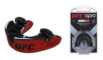 Капа OPRO Silver UFC Hologram Red/Black (art.002259001)