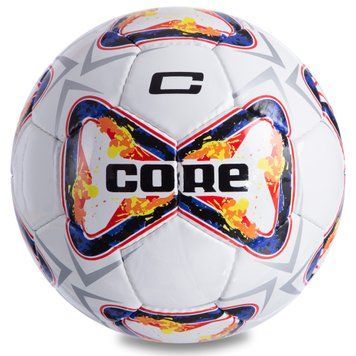 Мяч футбольный CORE PREMIER CR-047 №5 PU белый-темно-синий