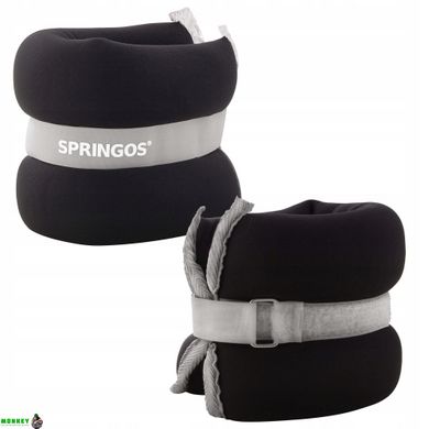 Утяжелители-манжеты для ног и рук Springos 2 x 2 кг FA0073