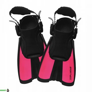Ласти SportVida SV-DN0008JR-M Size 34-38 Black/Pink