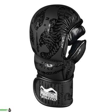 Перчатки для ММА Phantom Muay Thai Black S/M (капа в подарок)