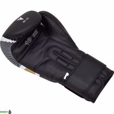 Боксерські рукавиці RDX F7 Ego Black Golden 12 унцій (капа у комплекті)