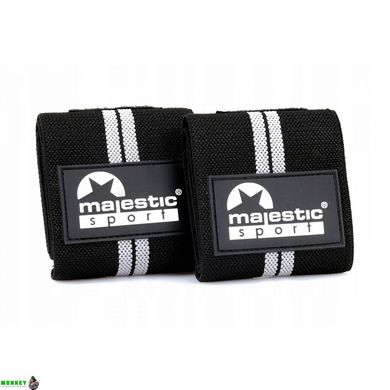 Бинты для запястий (кистевые бинты) Majestic Sport Wrist Wraps M-WS-BG