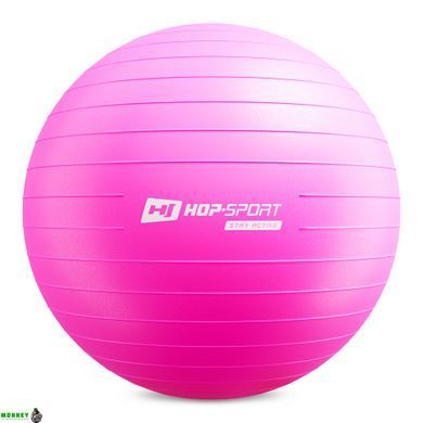 Фитбол Hop-Sport 70cm HS-R075YB magenta + насос