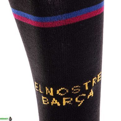 Гетры детские с символикой футбольного клуба SPOINT BARCELONA AWAY 2022 ETM2201-BAR2 (размер 32-39, черный)