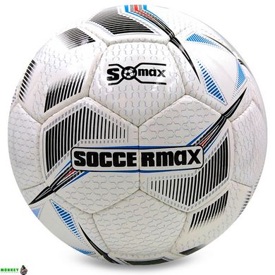 Мяч футбольны SP-Spor SOCCERMAX FIFA EN-10 №5 PU білий-чорний