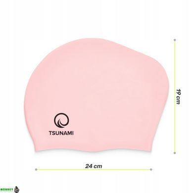Шапочка для плавания TSUNAMI Standard Pink (P-5905973401845)
