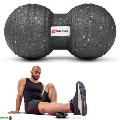 Масажний м'яч подвійний EPP 80 мм Hop-Sport HS-P080DMB