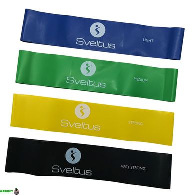 Набор резинок для фитнеса Sveltus Aerobic 4 шт. (SLTS-0556)