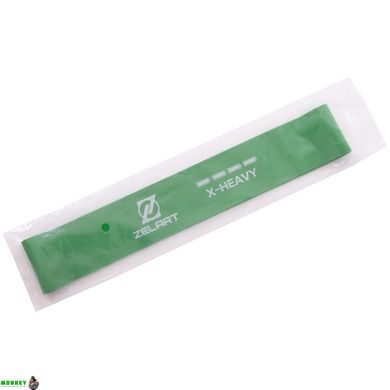 Резинка для фітнесу LOOP BANDS Zelart FI-2596-XH зелений