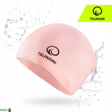 Шапочка для плавания TSUNAMI Standard Pink (P-5905973401845)