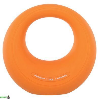 Гиря з TPR покриттям Star Moon SP-Sport SC-80145-10LB Сірий вага 4,5 кг