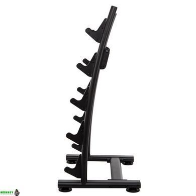 Стійка для штанг Zelart TA-9597 розмір 90x65x145см чорний