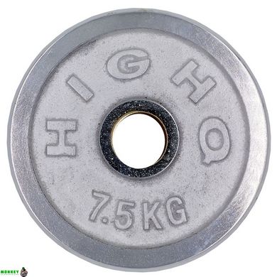 Блины (диски) хромированные HIGHQ SPORT TA-1838-7_5B 52мм 7,5кг
