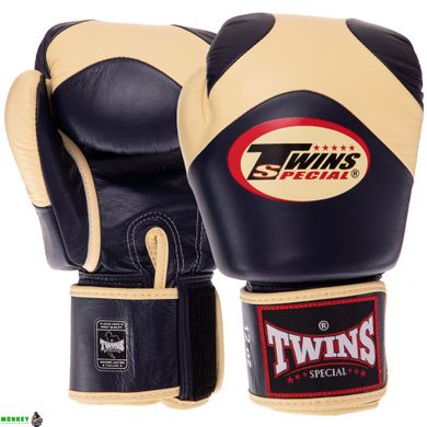 Боксерські рукавиці шкіряні TWINS BGVL13 VELCRO 10-14унцій кольори в асортименті