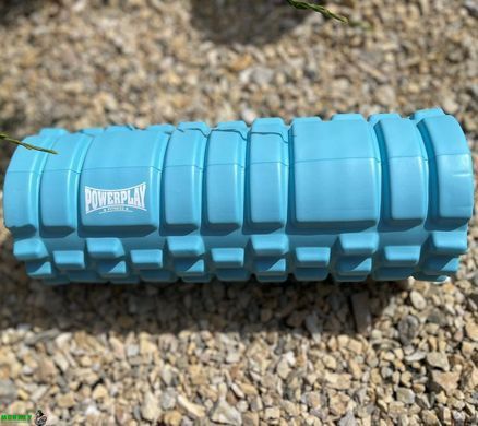 Массажный ролик (роллер) PowerPlay 4025 Massage Roller Синий (33x14см.)