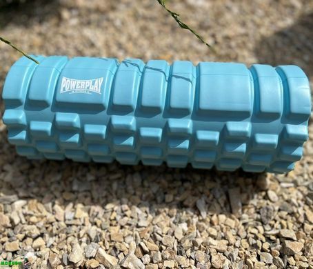Массажный ролик (роллер) PowerPlay 4025 Massage Roller Синий (33x14см.)