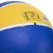 Мяч баскетбольный резиновый SPALDING NBA Team GLDEN Warriors 83515Z №7 синий-желтый