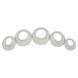 Гиря з TPR покриттям Star Moon SP-Sport SC-80145-10LB Сірий вага 4,5 кг