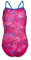 Купальник Arena DALY SWIMSUIT LIGHT DROP BACK розовый, белый, голубой Дет 152 см