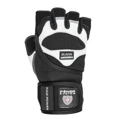 Перчатки для фитнеса и тяжелой атлетики Power System Raw Power PS-2850 Black/White M